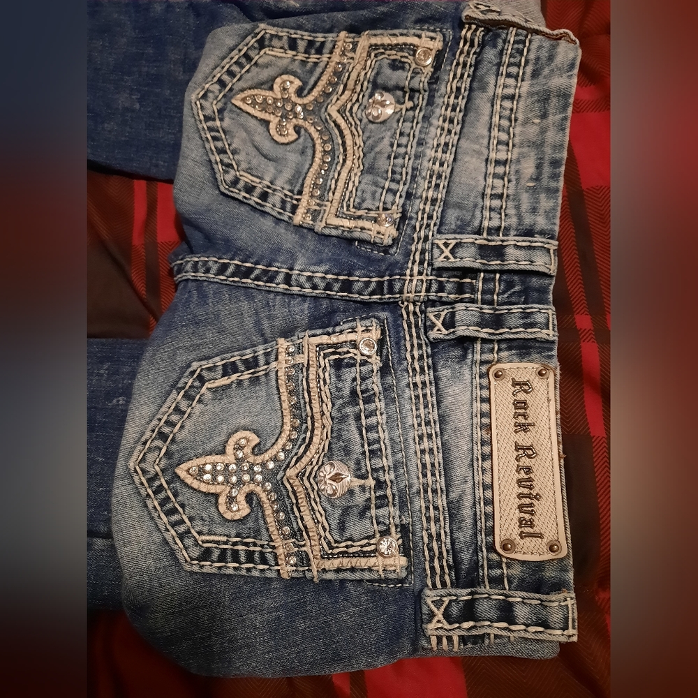 Womens Rock Revival Jeans